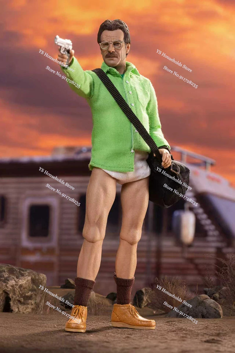 Manipple Studio M087 1/12 Breaking Bad Old White Cloth Action Figure I Am The One Who Knocks Scene Ornament 6inch Soldier Model