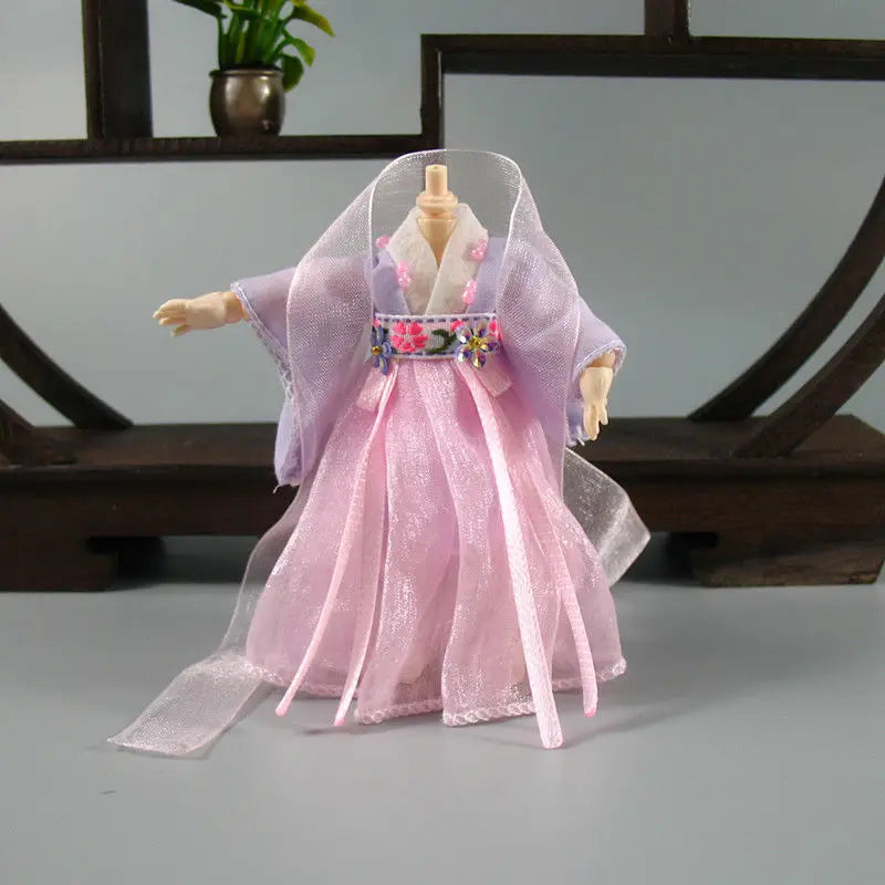 GSC clay man ob11 retro doll clothes set small Hanfu Molly 12 point bjdymy plain clothes
