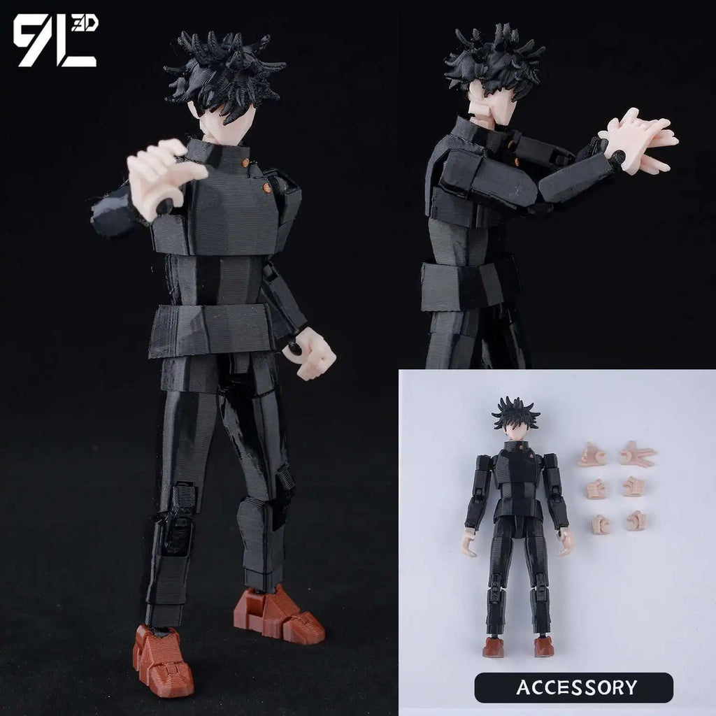 9L3D LUCKY13 Shikigami Duel Scene T13 Fushiguro Mahoraga Dogs Titan13 Poseable Dummy13 Anime Art Toys Model Christmas Gift