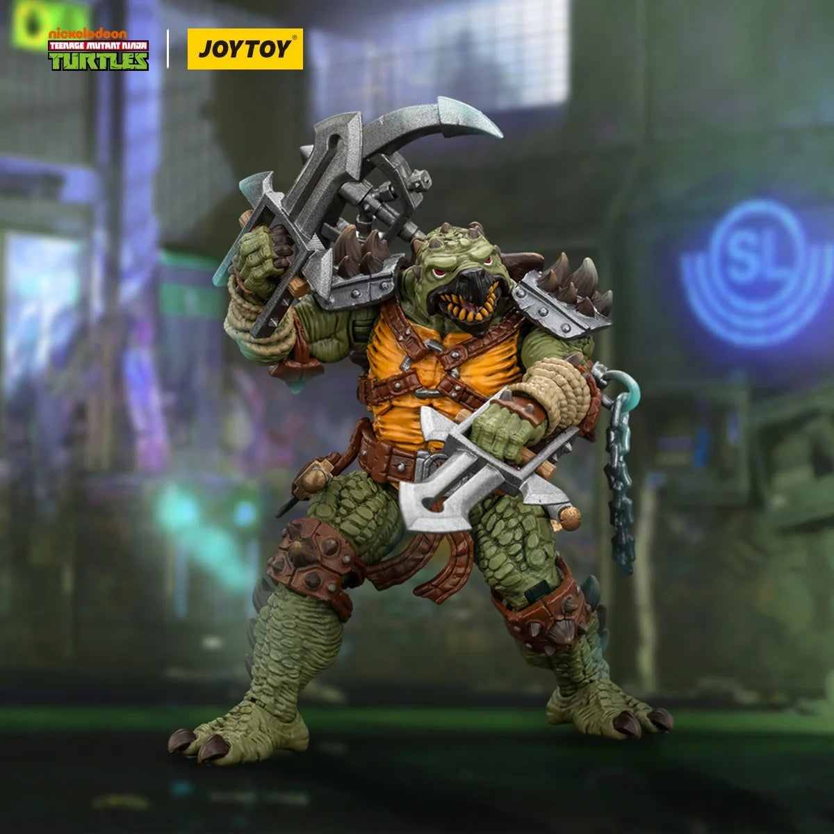 JOYTOY TMNT-Tokka Teenage Mutant Ninja Turtles Actionfiguren Originalkollektion GK Modelldekoration Geschenk Garagenbausätze Puppe