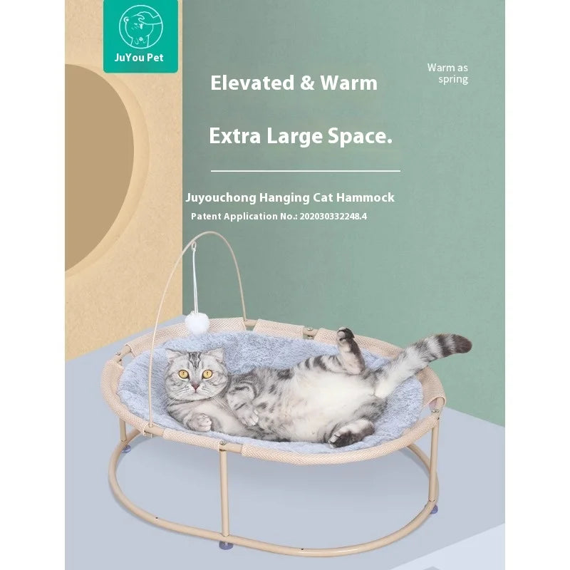 Cat nest cat bed cat bed summer cool  hammock hammock off the ground princess pet nest supplies universal in all seasons