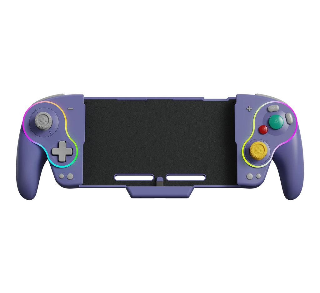 LinYuvo Retro Gamepad KS63 for Switch OLED with Dazzle Color,Programming ,Vibration Adjustment & Six-Axis Somatosensory