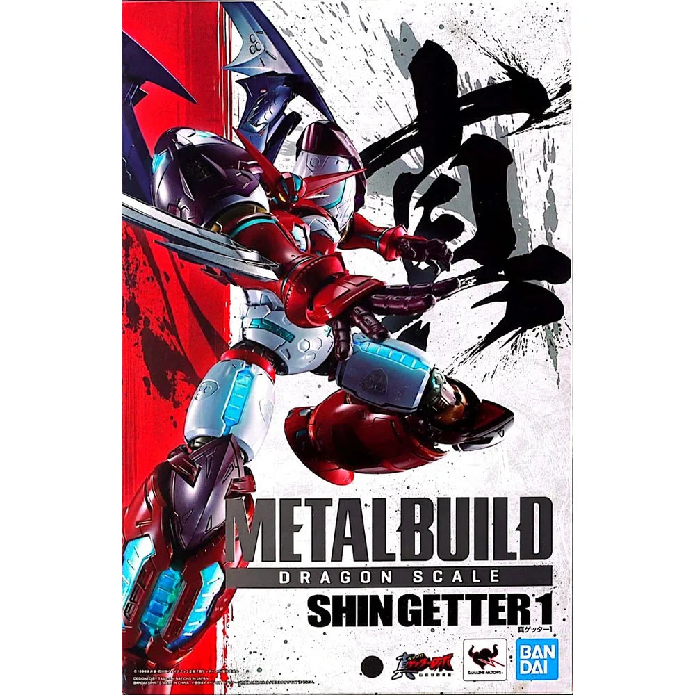 Bandai METAL BUILD DRAGON SCALE Shin Getter 1 Action Figure, a detailed mecha toy for men, kids, and passionate collectors.