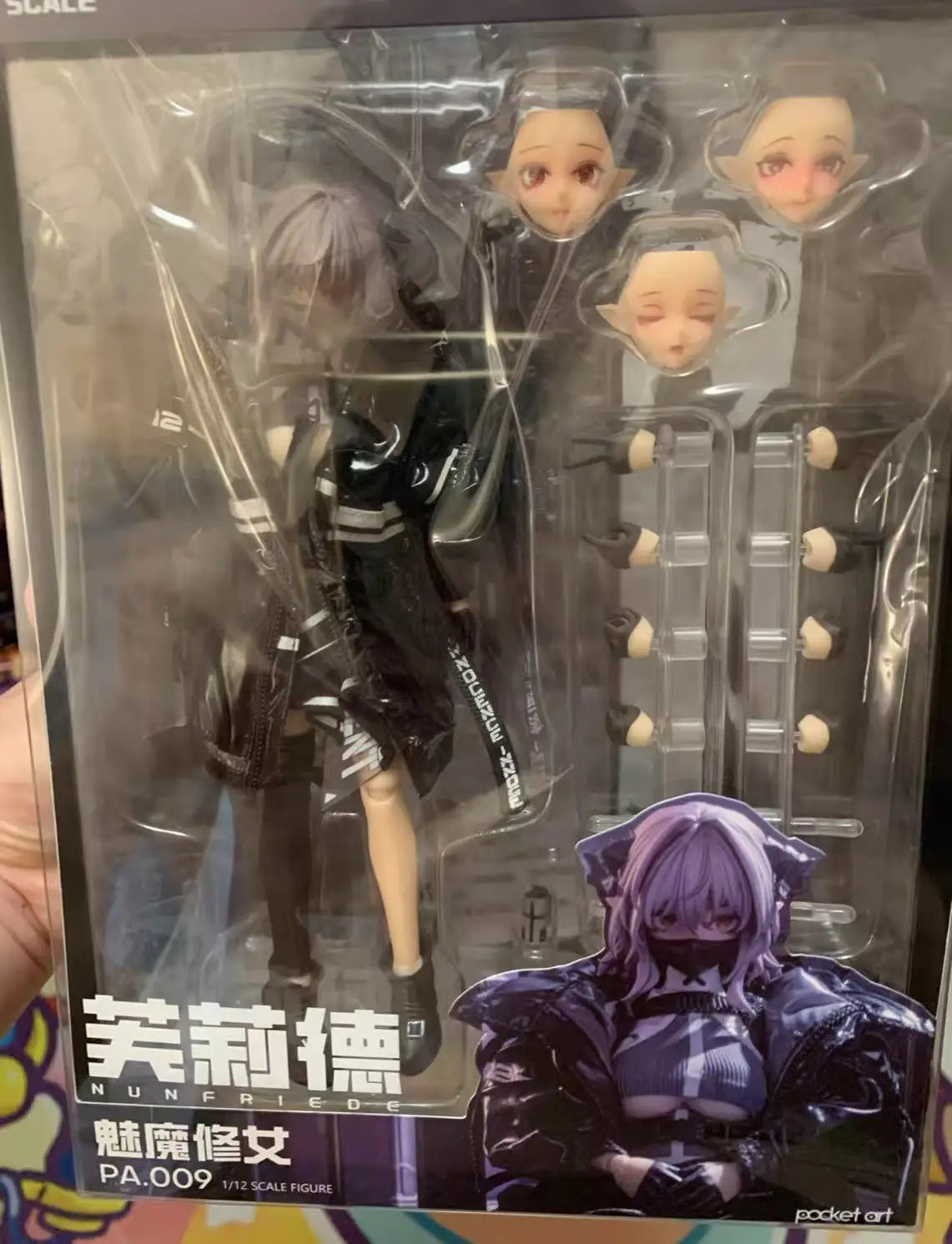 【Original】HASUKI Pocket Art PA009 Succubus Nun-Flid 1/12 Action Figure Model