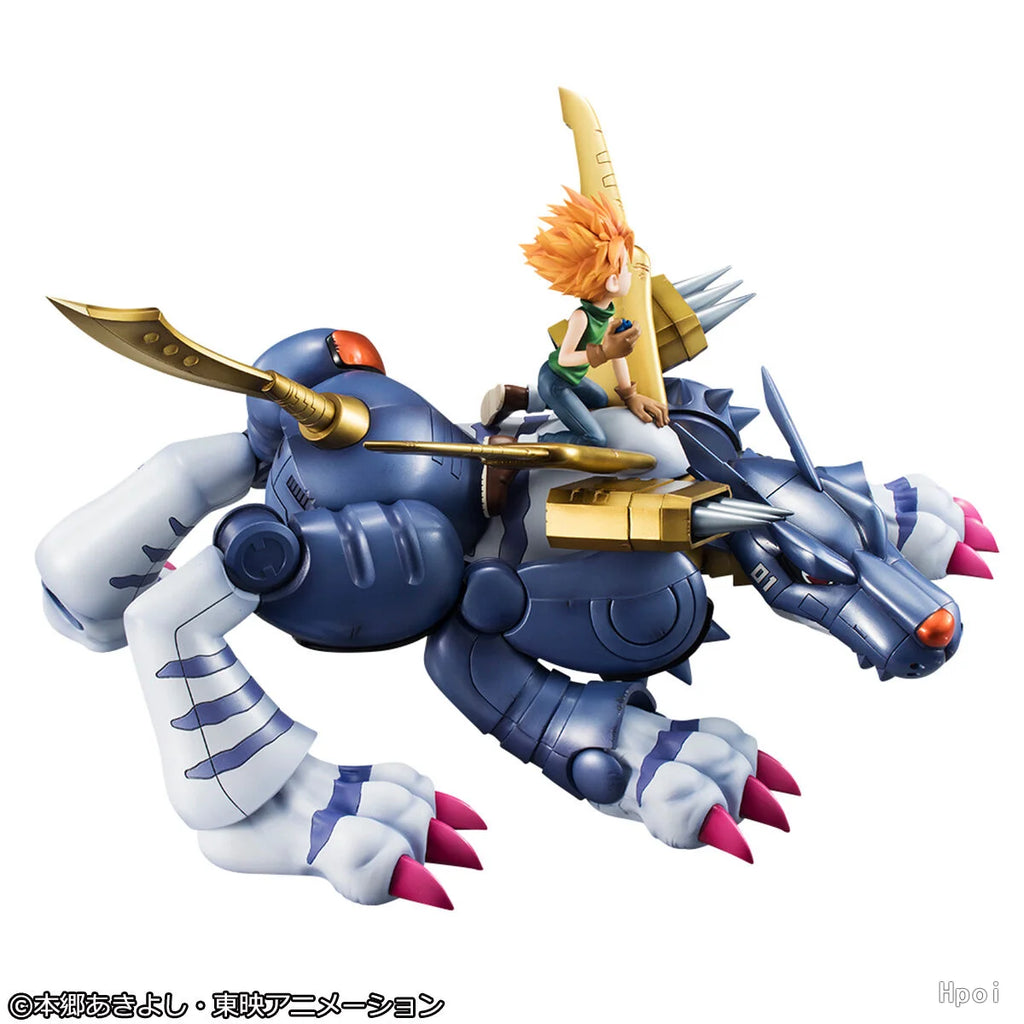 【UA】 MegaHouse Precious G.E.M. Digimon Steel Garuru and Yamato Ishida Figures Models Toys Gifts