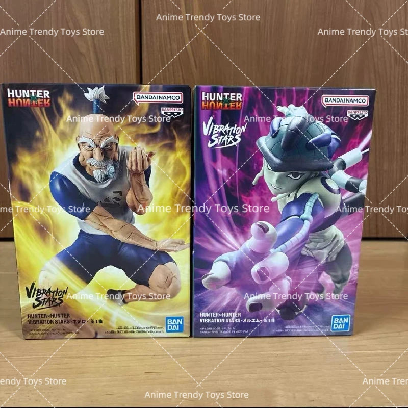 In Stock BANDAI BANPRESTO HUNTER×HUNTER Meruem Aizakku Netero VIBRATION STARS Anime Figure Toys PVC Model Collection Gift WY