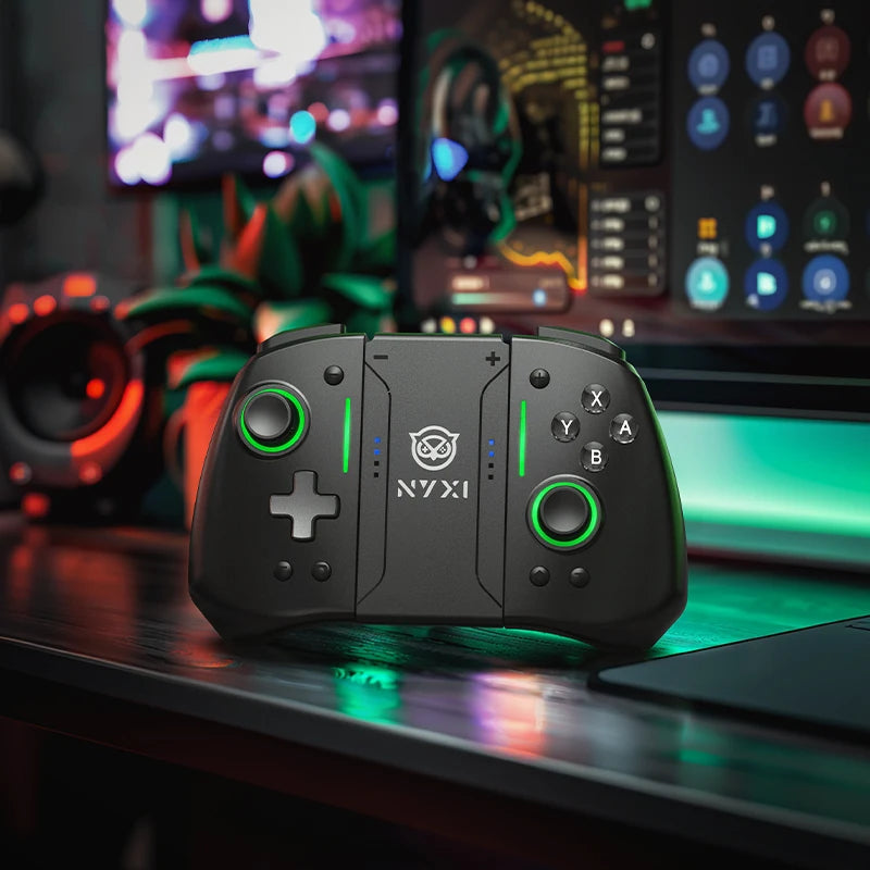 NYXI Hyperion Pro Bluetooth Game Controller Black Wireless Gamepad for Nintendo Switch2/Switch OLED/Switch Lite