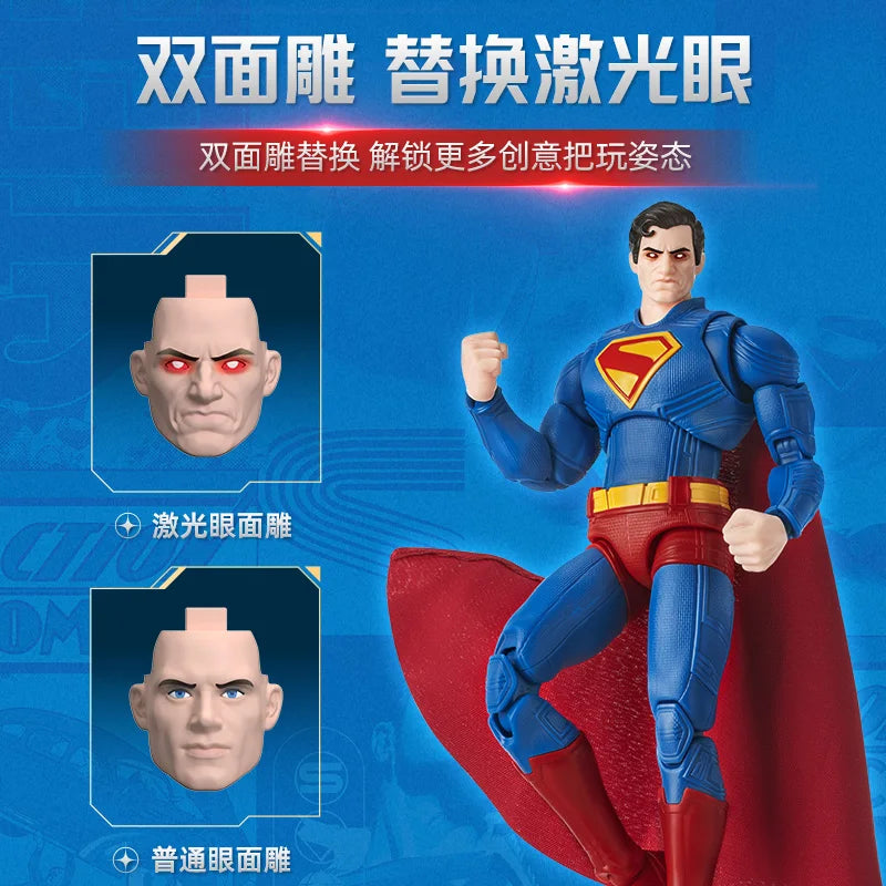 BLOKEES Original NEW Superman 2025 Gunn Superman David DC David Justice League Comics Action Figure Assembled Model Toys Gift