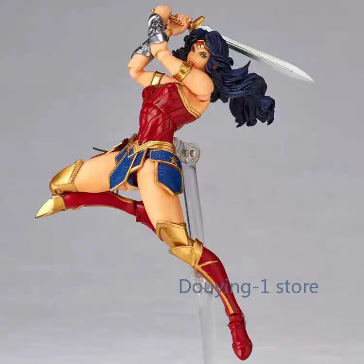 In Stock 15cm Wonder Woman Action Figure Toy Model Gift Anime Merchandise Movable Figure Model Toys