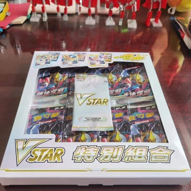 Original PokéM0n Trading Ptcg Cards Game Simplified Chinese 8.0 Charizard Vstar Mewtwo Collect Suit Gift Box Child Gift In Stock