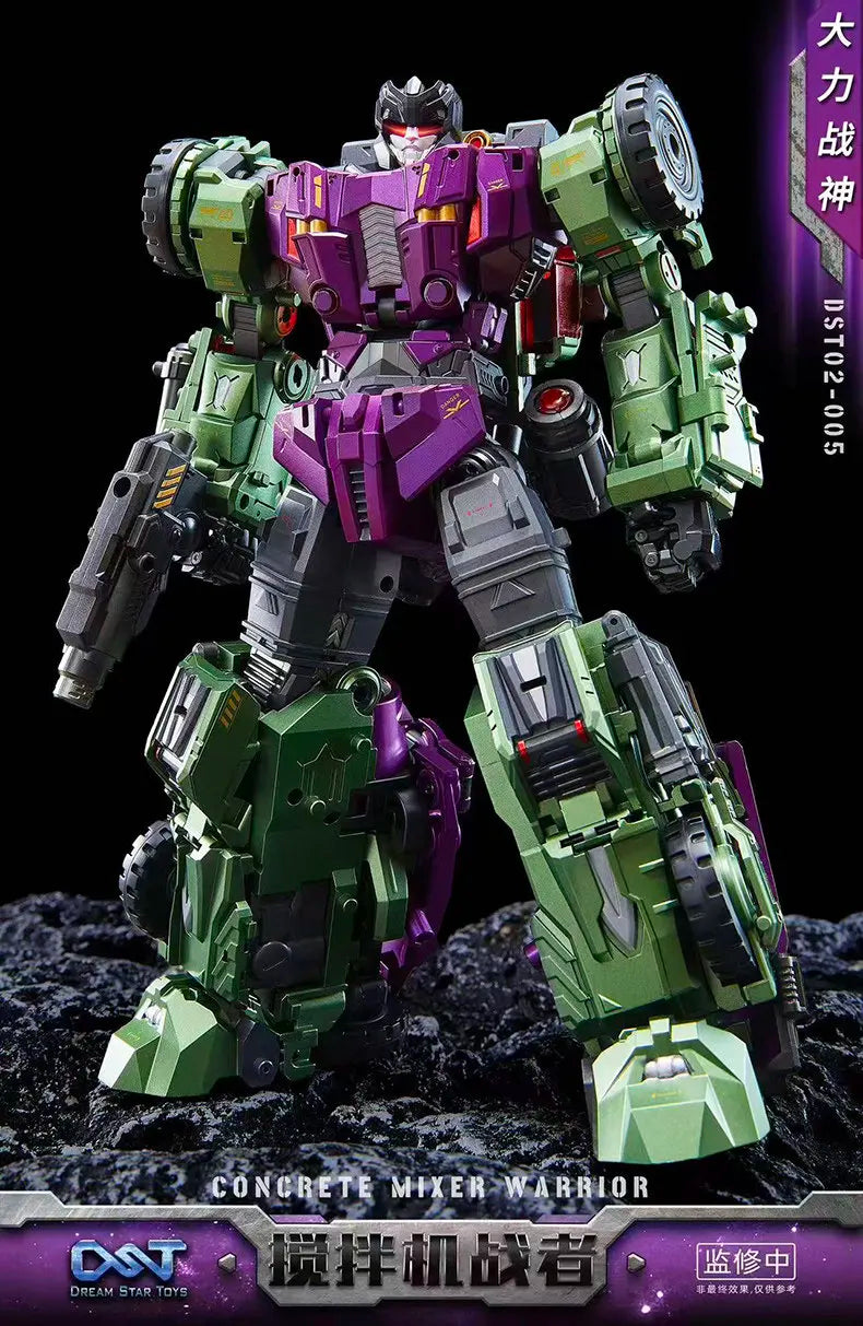 In Stock Dream Star Toys DST Devastator Scavenger Scrapper Deformation Movability Model Toys DST02-001-006 Excavator Bulldozer