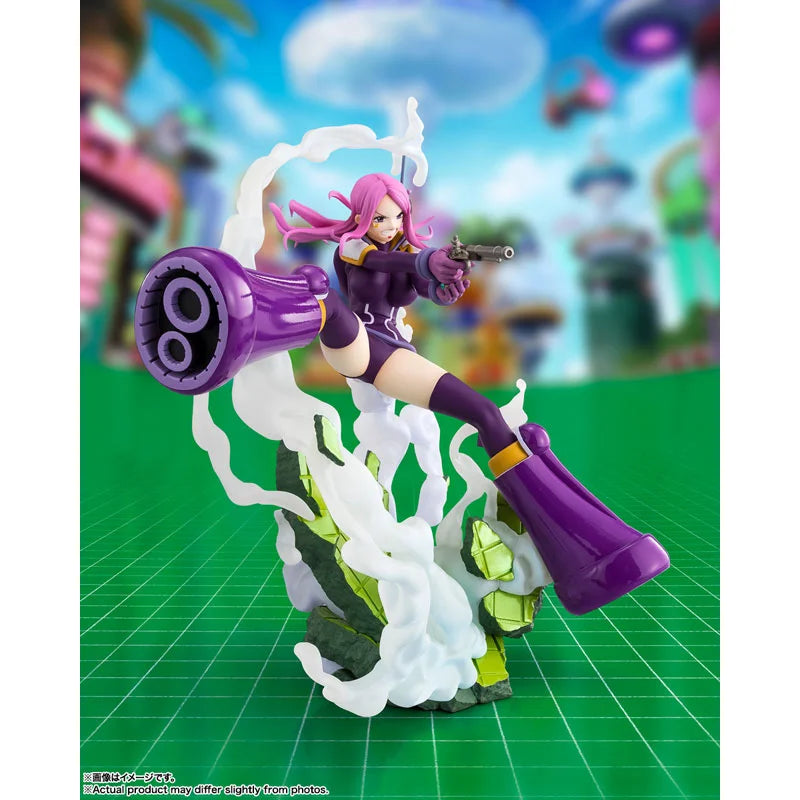 Original Bandai Figuarts ZERO Super Fierce Battle Jewelry Bonney NDE ONE PIECE Action Figure Anime Model Collectible Toys Gift