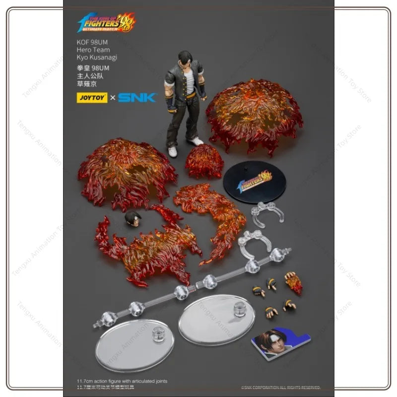 【Shipment at month-end】JOYTOY King of Fighters 98UM Kusanagi Kyo Nikaido Hongmaru Omen Goro The protagonist team Action doll