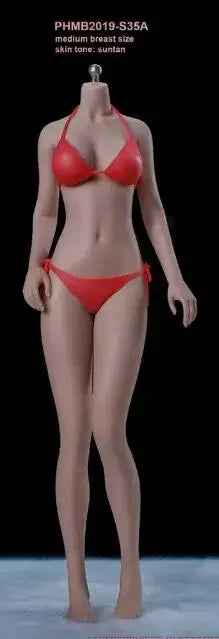 TBLeague S34 S35 S36 S37 1/6 Scale Female Soldier Super Flexible Seamless Body Figure with Head Action Figure Doll