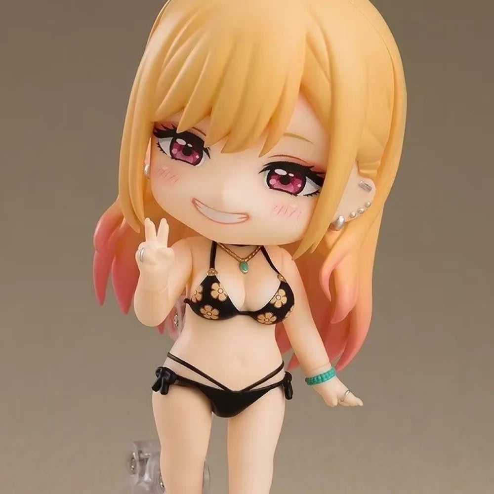 #2433 Ver.Q Swimsuit Kitagawa Marin PVC Action Figure My Dress-Up Darling Anime Figure Collectible Model Toy Kid Gift Doll 10CM