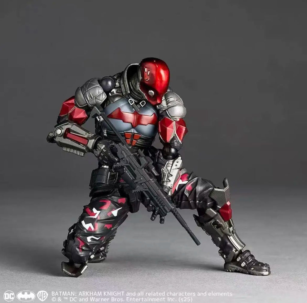 Original Kaiyodo Revoltech Amazing Yamaguchi Batman Arkham Knight Ver 1.5 In Stock Anime Action Collection Figures Model Toys