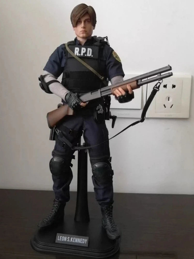 Genuine Dams030 Leon S Kennedy Resident Evil 2 In Stock Remake Rpd Police Model 1/6 Collectible Action Figure Gift Ornament