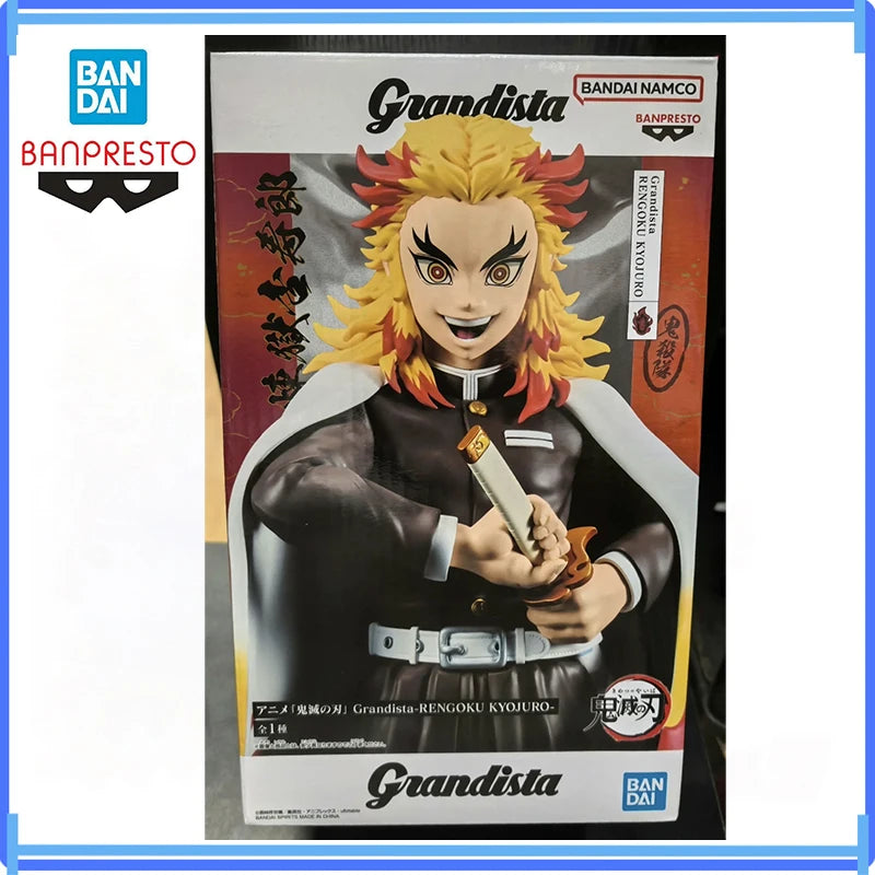 Bandai In Stock Original Banpresto Grandista Demon Slayer Rengoku Kyojuro Figure Anime Model Genuine Boxed Toys Gifts