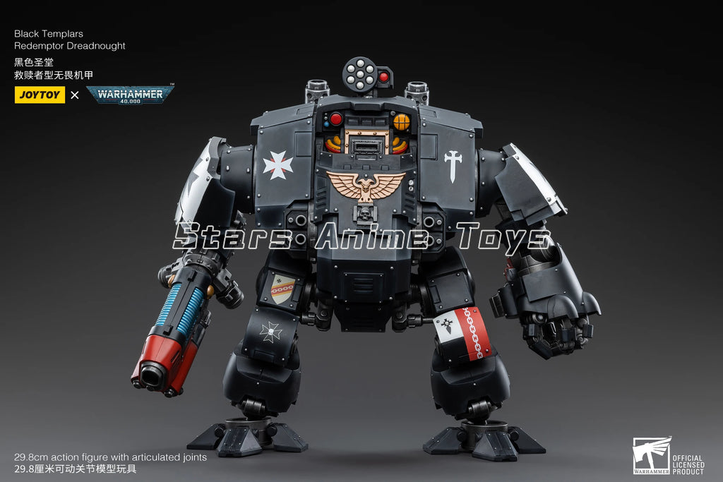 JOYTOY Warhammer 40000 Black Templars Redemptor Dreadnought 1/18 Action Fique Original