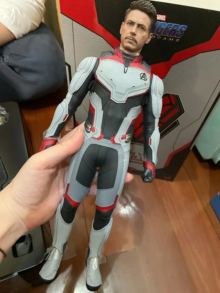 Hottoys 1 Sixth Scale Tony Stark Suit Action Figure Avengers Endgame Avengers Team Collectible For Movie Fans Collectors Gift