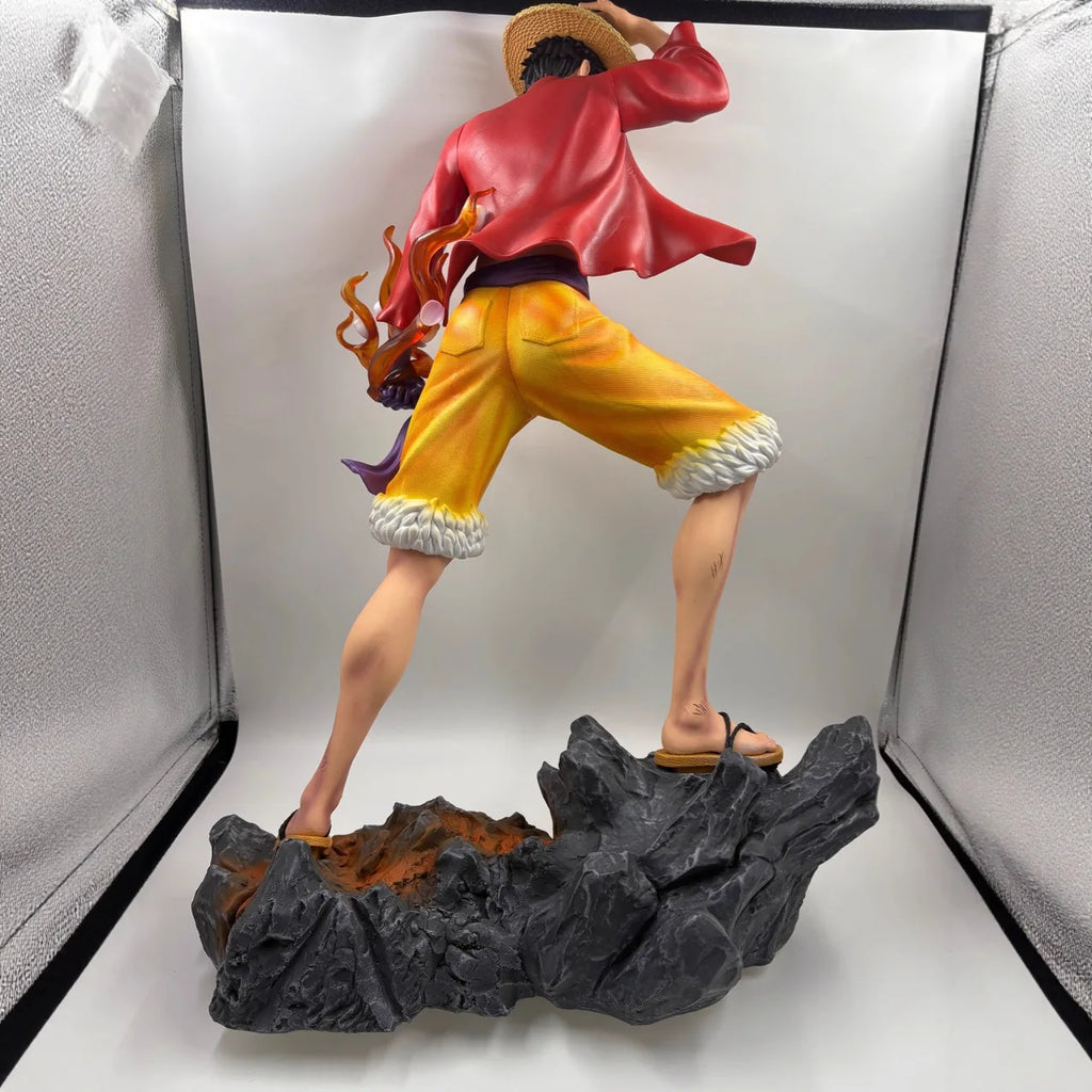 65 cm große neue ONE PIECE Anime-Figur Monkey D. Luffy, PVC-Modell, stehende Statue, Schreibtischdekoration, Geburtstagsgeschenk, Spielzeug