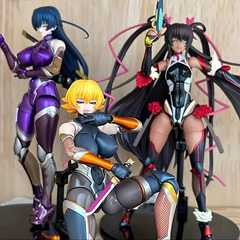Hot  Taimanin Asagi 3 Action Figure Mizuki Yukikaze Igawa Sakura Asagi Figurine Anime Peripheral Collect Toy Gift Action Figure