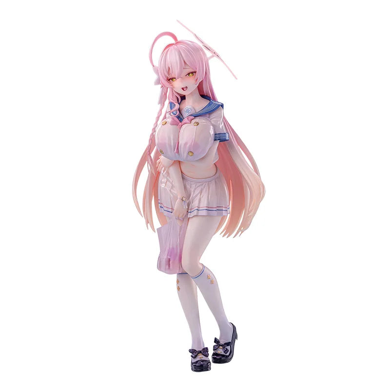 27 cm blaue Archivfigur Hanako Urawa Rainy Night Ver. PVC-Statue JK Schuluniform Anime-Mädchen-Modell Sammlerstück