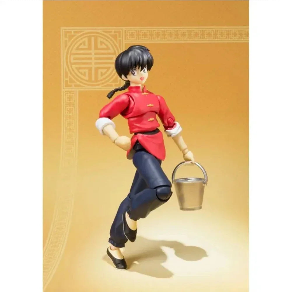 Original BANDAI SH Figuarts Ranma Saotome Ranma 1/2 in Stock Anime Action Collection Figures Model Toys Figure Gifts