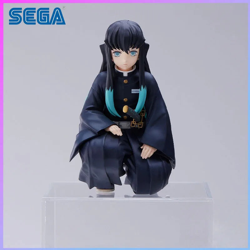 SEGA In Stock Chibi Sitting Series Demon Slayer Muichiro Tokito Hashira Meeting in stock Model kit original Gifts Toys Model