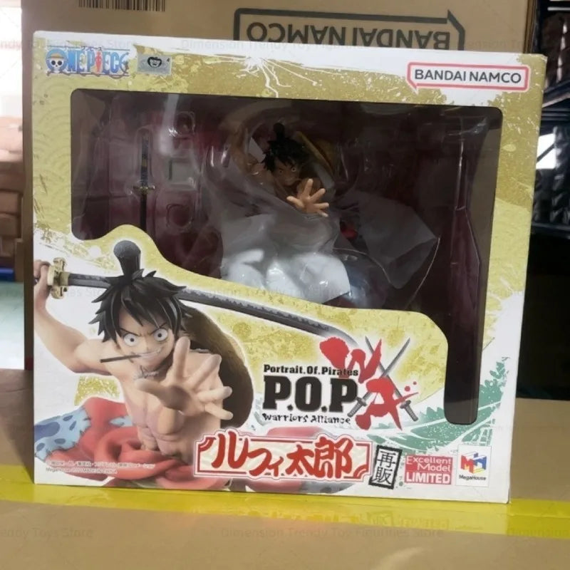 Bandai In Stock MegaHouse POP WA Original Anime One Piece Monkey D Luffy Action Figure Model Toys Gift DT