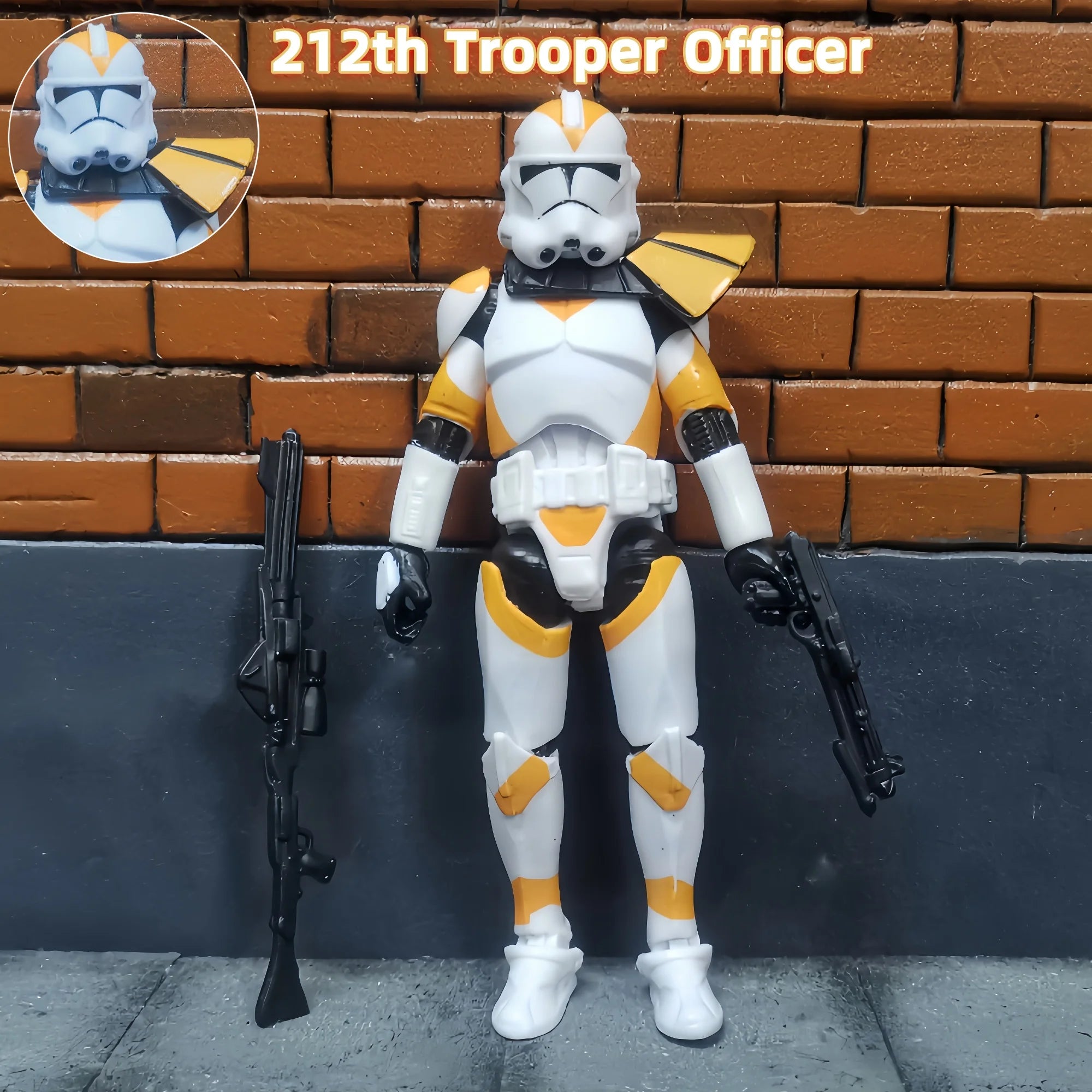 Star Wars 3.75 Inch  Clone Trooper 1/18 Airborne 501st 212th 187th Legion  Shock Action Figure REX ARF P1 P2 Toys Model Loose