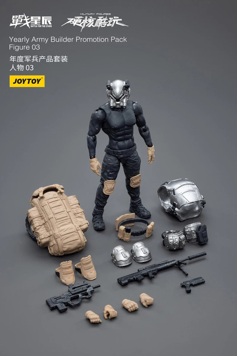 in Stock JOYTOY 1/18 10.5cm Action Figures Yearly Army Builder Promotion Pack Anime Collection Model