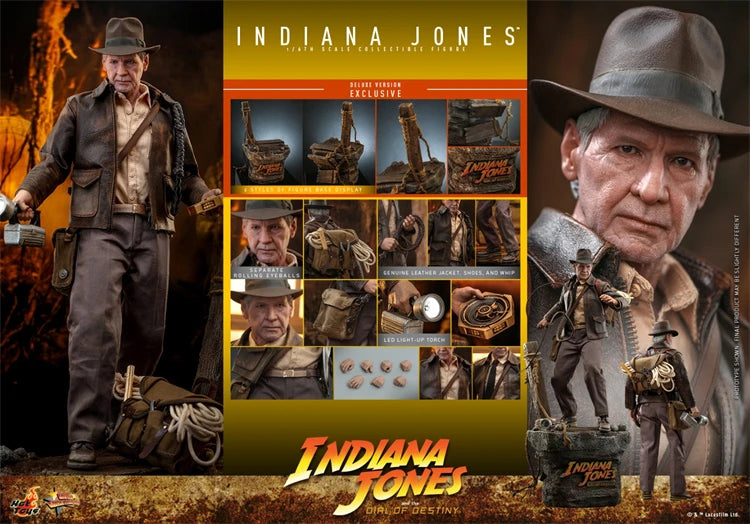Auf Lager HotToys MMS716 MMS717 Indiana Jones 1/6 Soldat Puppe Anime Actionfigur Spielzeug Geschenk Modell Sammlung Hobbys