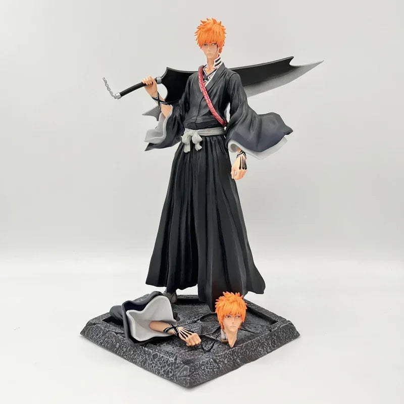34cm BLEACH FlyLeaf Ichigo Kurosaki Anime Figure Toshiro Hitsugaya Action Figure BLEACH Figurine Collection Model Doll Toys Gift