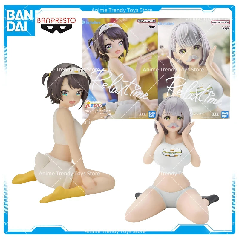 In Stock Original Bandai BANPRESTO Shiragane Noel Oozora Subaru Figure Anime Hololive IF Collection Model Toys WY