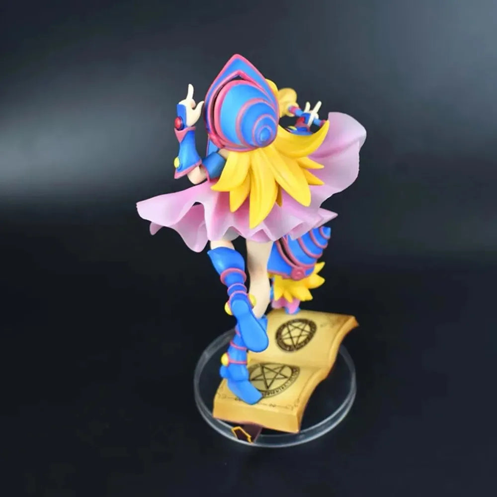 Yu-Gi-Oh! Anime Figures 28cm Yugioh Mana Dark Magician Girl Statue Doll Pvc Figurine Model Collection Cute Decoration Toys Gift