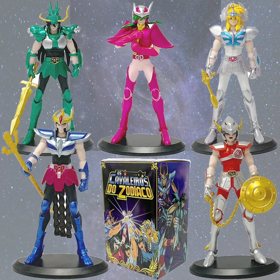 19CM Аниме Фигурка Phoenix Ikki Hyoga Seiya Shiryu Постоянна Броня Модел Детски Играчки PVC Кутия Детска Колекция Декорация