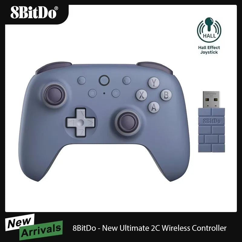 8BitDo Ultimate 2C Wireless Gaming Controller New Color Gamepad Joystick for PC Windows 10/11 Steam Deck Raspberry Pi Android