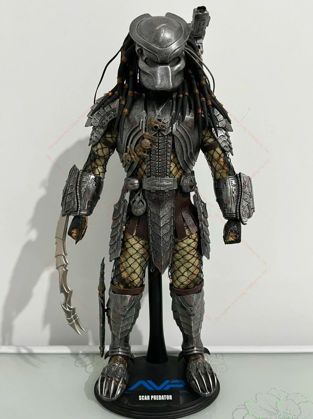 In Stock Original HOTTOYS HT AVP Alien VS. Predator 2.0 Scar Predator 30CM Action Figure Toy Collection Gift