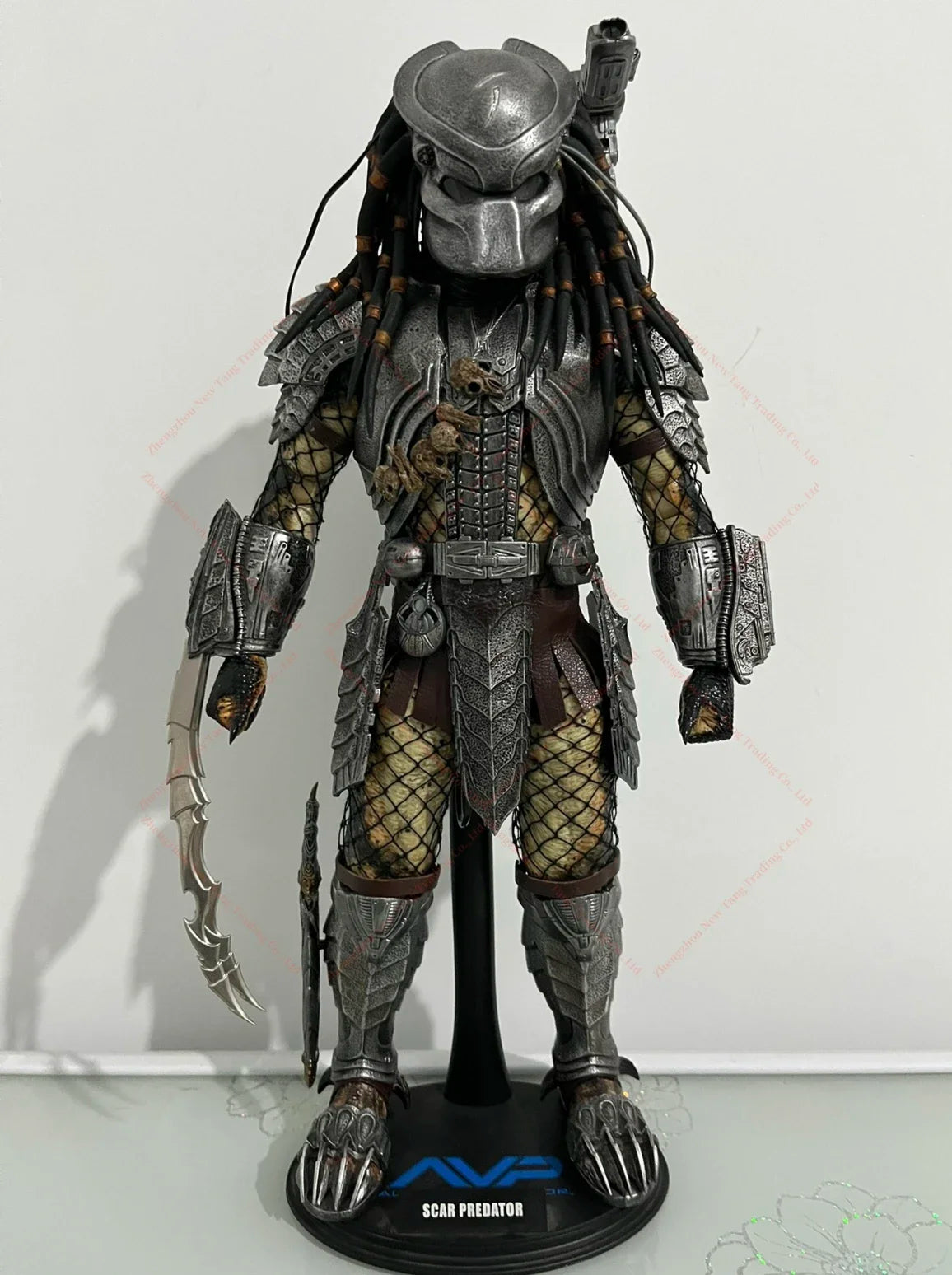 In Stock Original HOTTOYS HT AVP Alien VS. Predator 2.0 Scar Predator 30CM Action Figure Toy Collection Gift