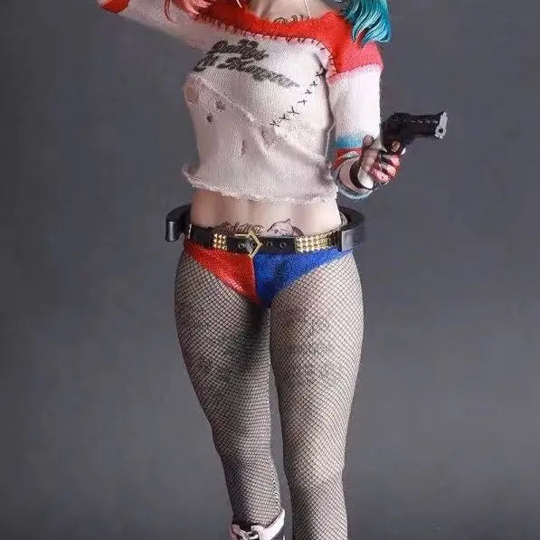 30cm New Marvel Comics Suicide Squad Harleen Quinzel Figure Detective Comics Anime Figure Pvc Model Dolls Collection Gift Toys