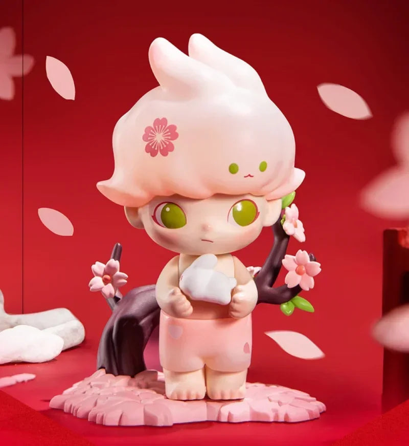 POP MART Drei, Zwei, Eins! Frohes chinesisches Neujahr Serie Blindbox Spielzeug Mode Anime Actionfigur Überraschung Mystery Box Puppen