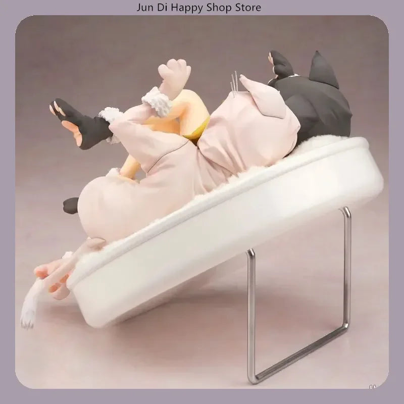 22cm Infinite Stratos Laura Bodewig Charlotte Dunois Anime Figure Cat Mouse Pajama Style Desktop Decoration Toys