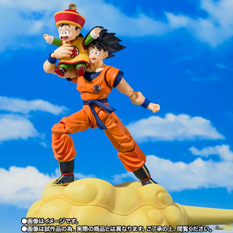 Brand new In Stock BANDAI Original Box S.H.Figuarts DRAGON BALL SON GOKU SON GOHAN SHF Action Figure Model Toy Gift for Kids