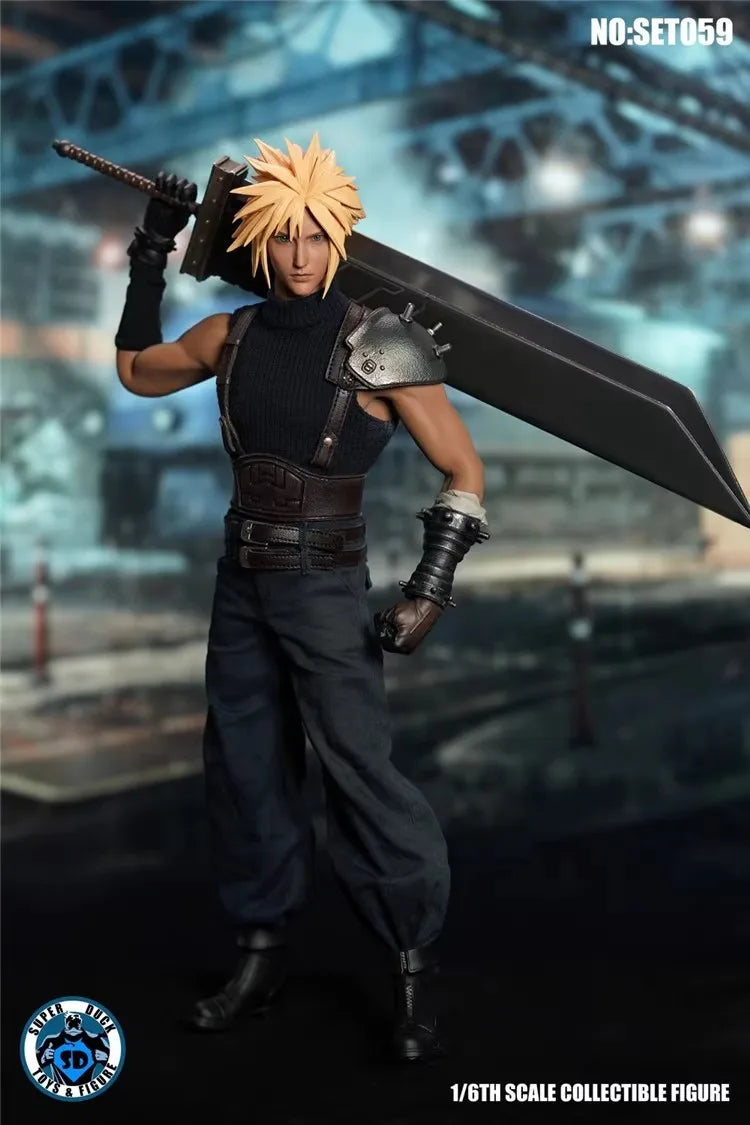 SUPER DUCK SET059 1/6 Soldier Fantasy Cloud Head Sculpt Clothing Accessory Set Fit 12'' Action Figure Model Toys In Stock