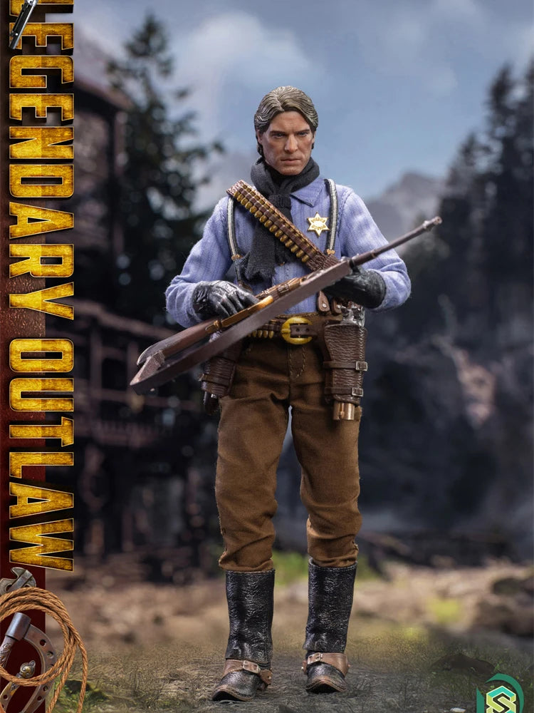 DSTOYS 1/12 Wild Cowboy Cloth Action Figure Peaceful Protector Movie Role Simulation 6inch DS-2505 The Good Male Soldier Model