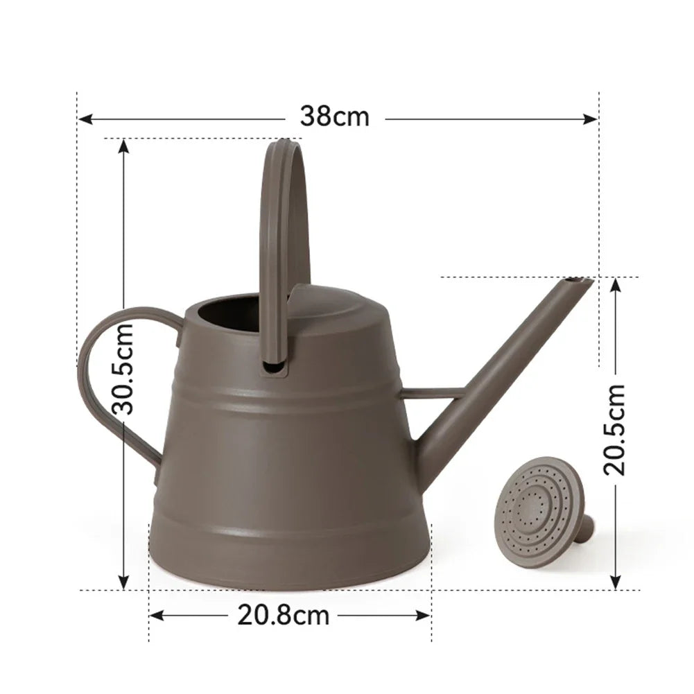 3.8L Capacity Long Mouth Watering Pot Plastic Flower Watering Can For Plant Household Flower Garden Accessories