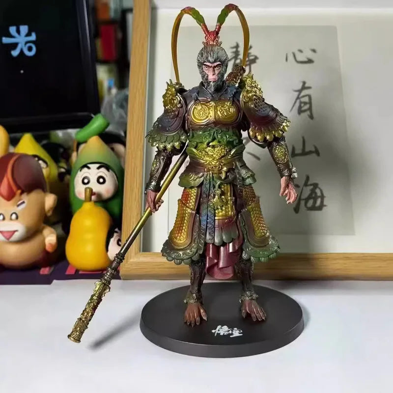 2024 New 21cm Black Myth: Wukong Action Figure Monkey King Bar Wukong Figure Models Statues Toys Room Ornaments Birthday Gift