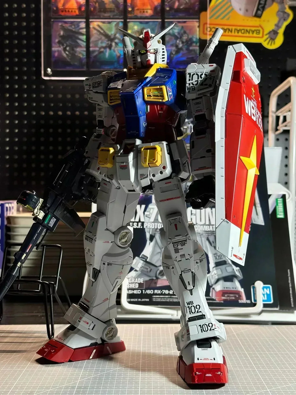 1/60 Daban Pgu Pg 2.0 Rx-78-2 High-Precision Framework Assembly Action Figure Doll Model Kit Figures Collection Toy Holiday Gift