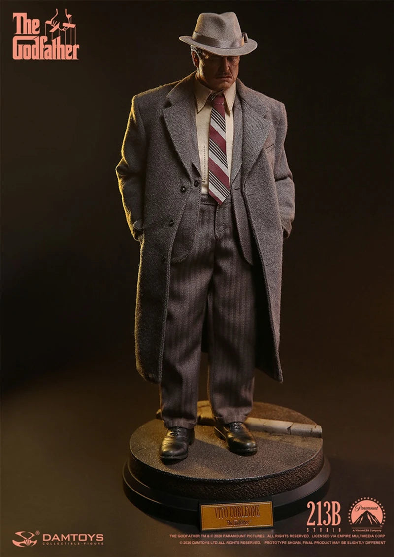 DAMTOYS DMS032/DMS033 1/6 Scale Classic The Godfather Vito Corleone 12'' Full Set Male Action Figures Toys for Fans Gifts